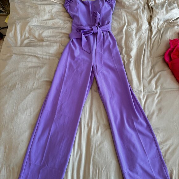 LILLY PULITZER Mystical purple Zima Jumpsuit - Picture 3 of 5